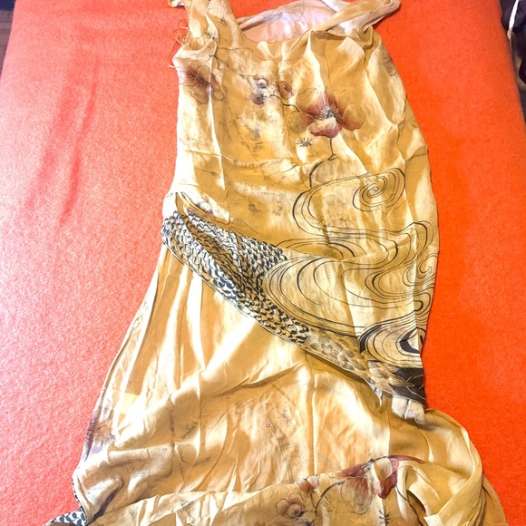 Zara special collection brown floral sleeveless 60s inspired dress NWT - Picture 10 of 12